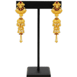 Royal Rajwada Triple Jhumka Earrings by Tarasha Jewels