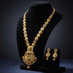 Royal Heirloom Gold Necklace Set by Tarasha Jewels - Image 2