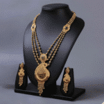 Paisley Grandeur Multi-Strand Gold Necklace Set by Tarasha Jewels - Image 2