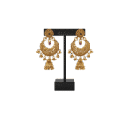 Vintage Crescent Bell Drop Earrings by Tarasha Jewels