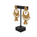 Vintage Crescent Bell Drop Earrings by Tarasha Jewels - Image 2