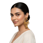 Vintage Crescent Bell Drop Earrings by Tarasha Jewels - Image 3