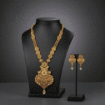Ivory Dream Pearl Gold Necklace Set by Tarasha Jewels - Image 2