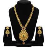 Majestic Mandala Gold Necklace Set by Tarasha Jewels