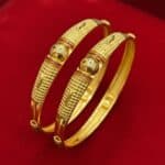 Classic Heritage Gold Bangles by Tarasha Jewels - Image 2