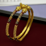 Vibrant Heritage Meenakari Gold Bangles by Tarasha Jewels - Image 2