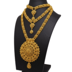 Majestic Heritage Layered Gold Necklace Set by Tarasha Jewels - Image 3