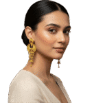 Majestic Chandbali Jhumka Drop Earrings by Tarasha Jewels - Image 3