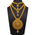 Majestic Heritage Layered Gold Necklace Set by Tarasha Jewels - Image 2